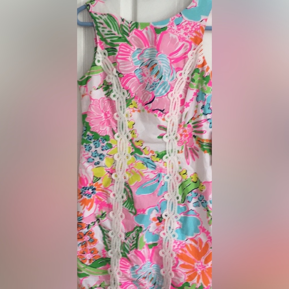 Lilly Pulitzer Pink and Orange Anniversary Dress